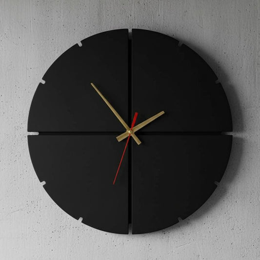 Modern Minimal Wall Clock | Designed with Bold Cut | Crafted Entirely From Pure Wood